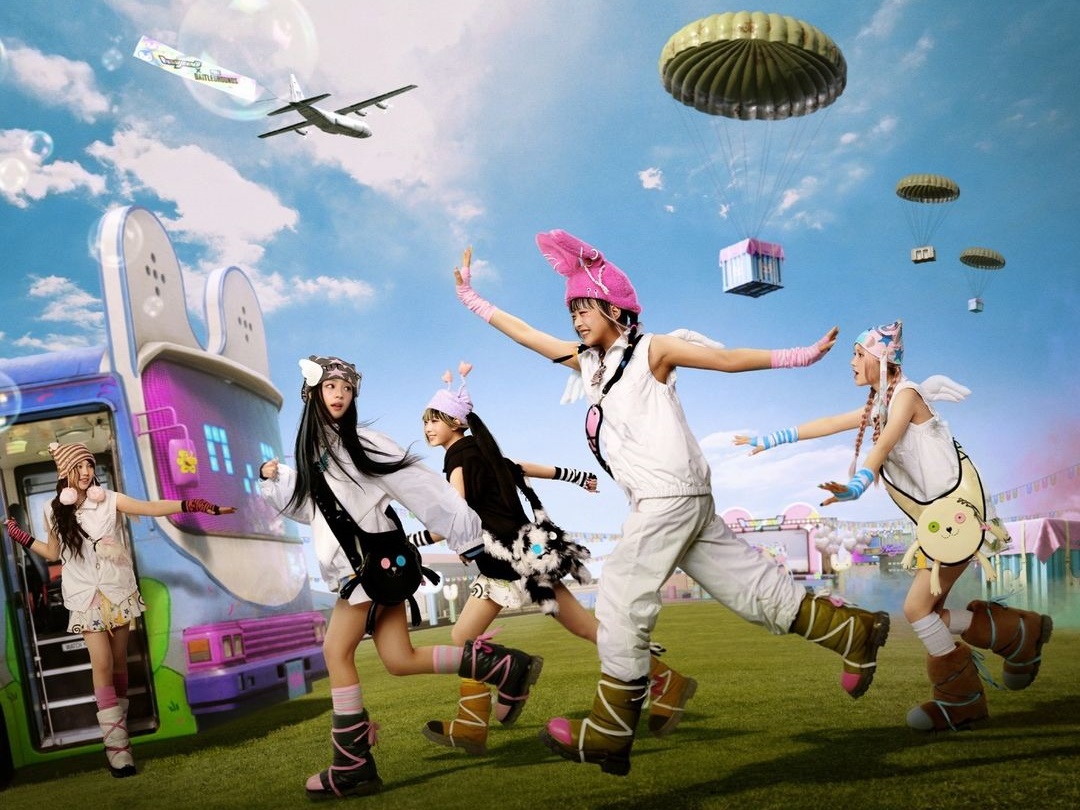 NewJeansがバトルロイヤルゲームの世界に!? 『PUBG』と大規模コラボ「今日もドン勝する？」