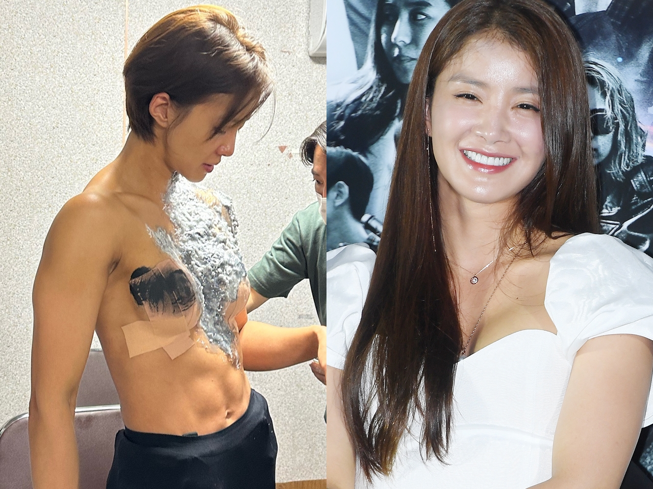 【写真】えっっっ!? 縦線までくっきり…女優イ・シヨン、撮影現場で見せた”体脂肪率8％台”の肉体美