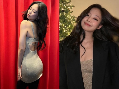 BLACKPINK・ジェニー、美脚すらりの華やかな装いで年末パーティー！「本当に大好き」【PHOTO】