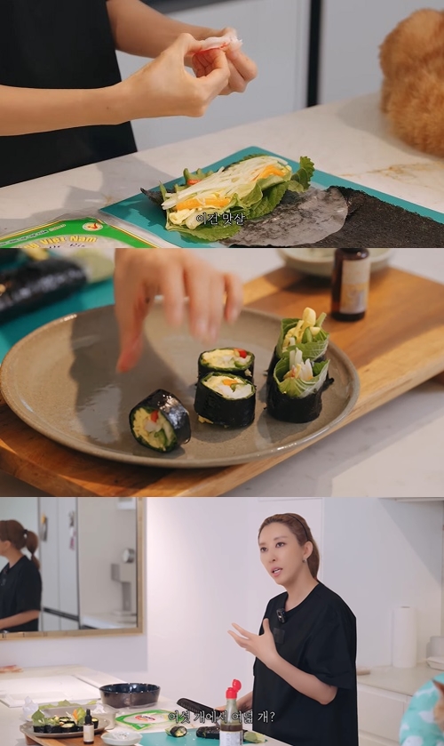 キム・ワンソンの「野菜のり巻き」