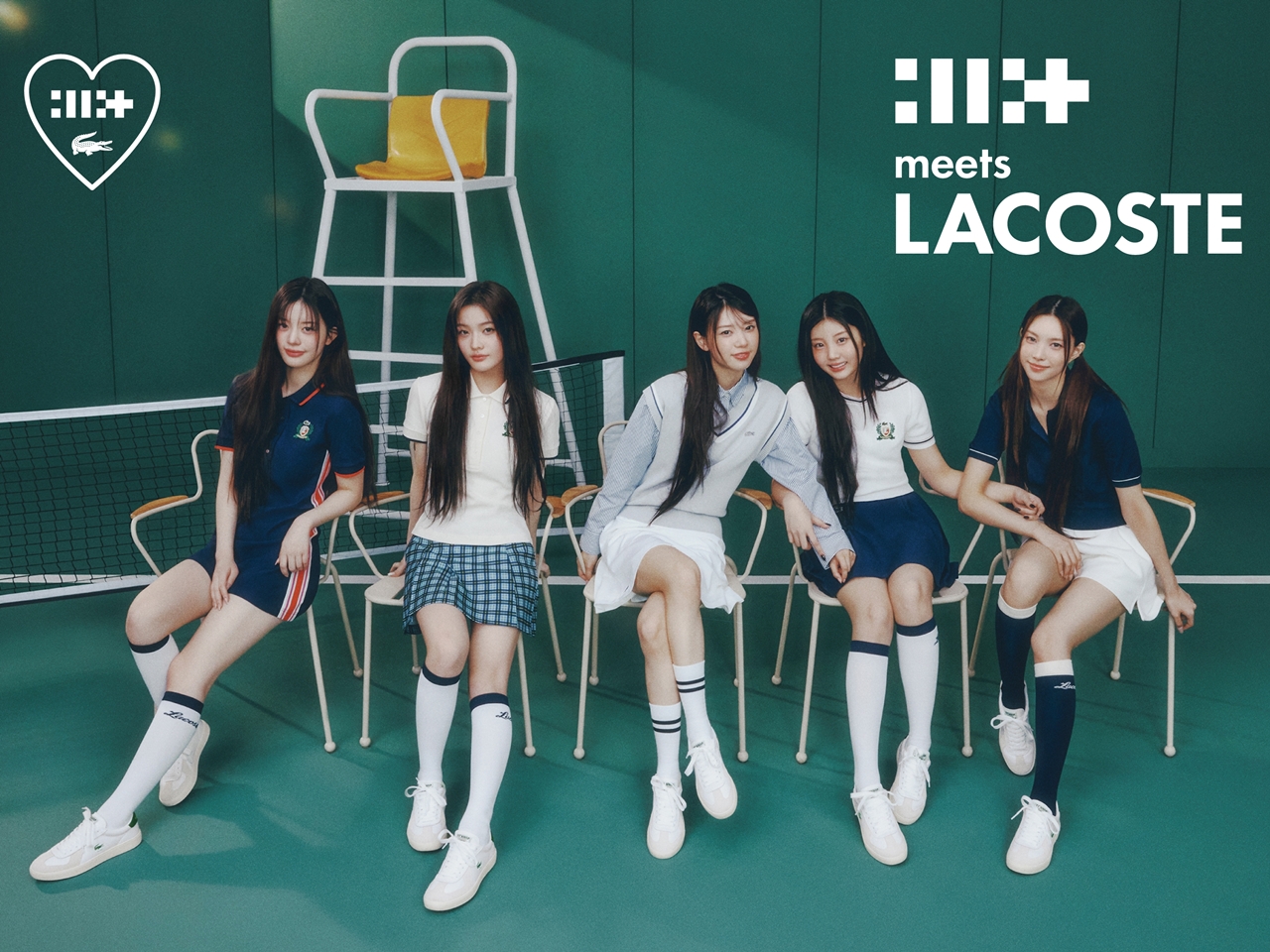 ILLIT、「LACOSTE」広告キャンペーンアンバサダー就任！スポーティーな爽やかビジュも大公開