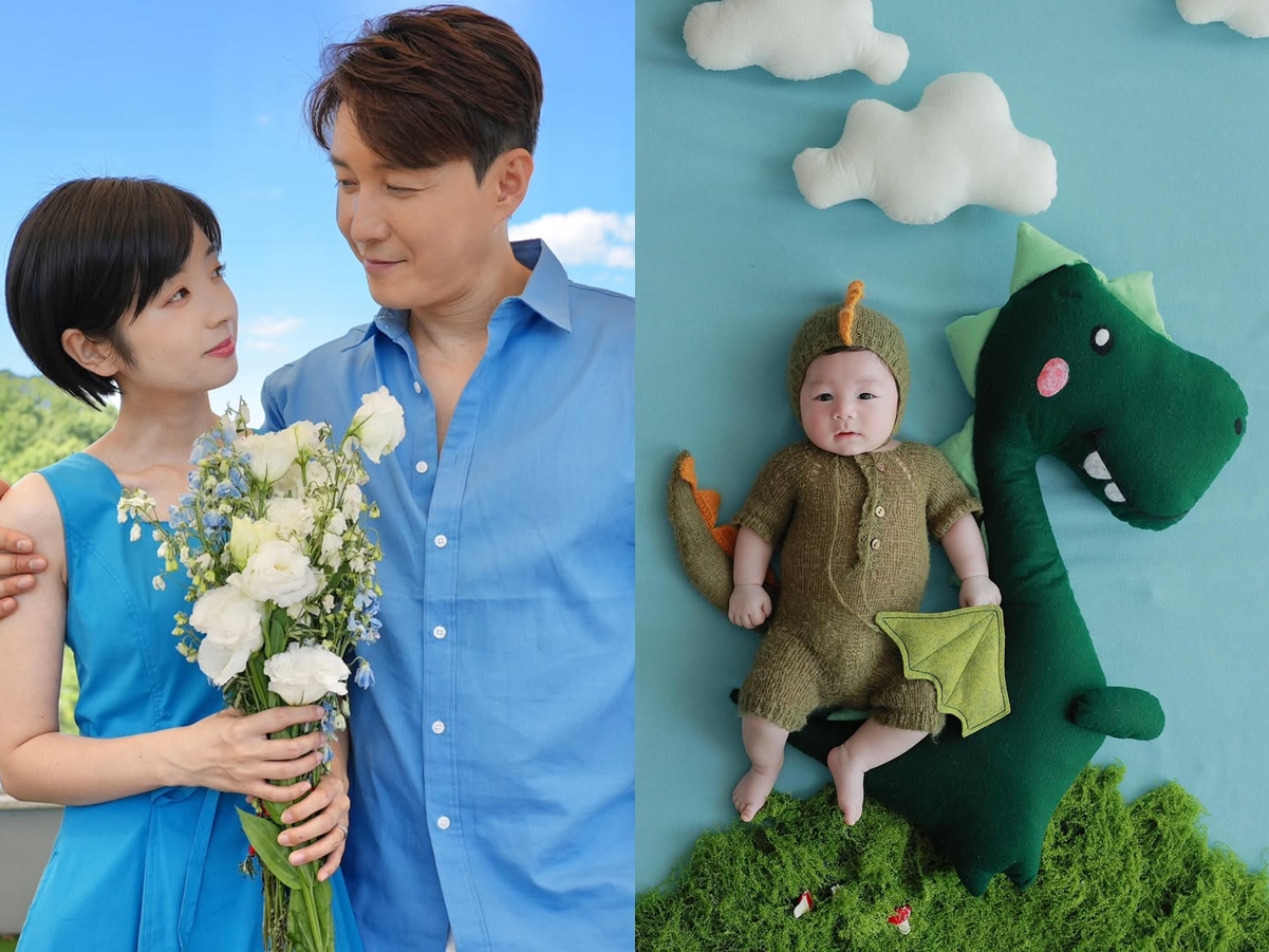 BTS・JUNG KOOK似？“18歳年下”の日本人女性と結婚した韓国俳優、生後50日の息子を公開！【PHOTO】