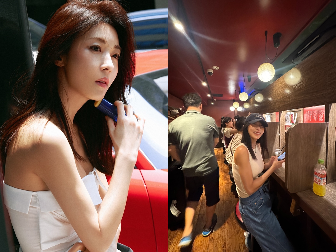 貴重な一杯は大阪で！年に2回しかラーメンを食べないという“NHK韓流ドラマの女王”、弾ける笑顔でランチ