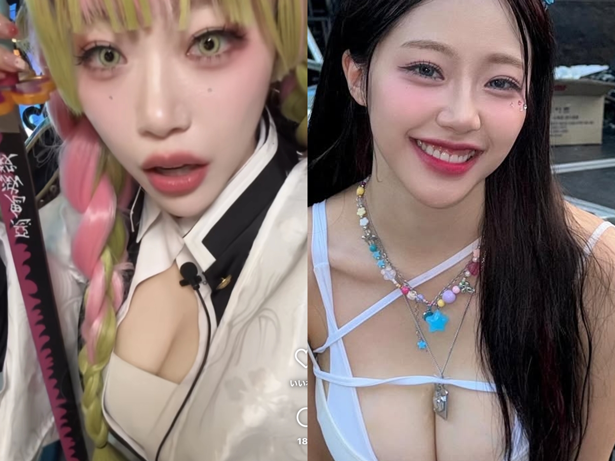 『鬼滅』の“あのキャラ”に！AV女優にデビュー勧められた元K-POPアイドルが初コスプレ披露【PHOTO】