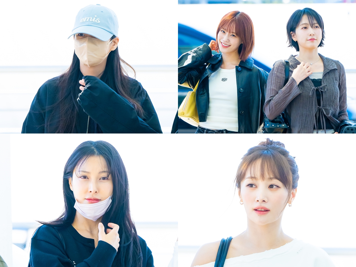 真っ白なニコルが話題！KARA、全員そろって東京へ出発！【独自写真】