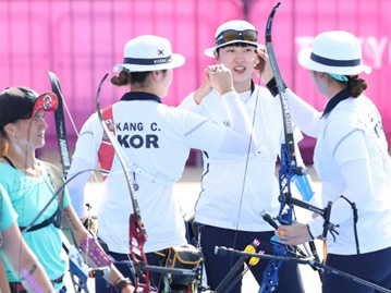 「東京五輪でも敵なしだった!!」韓国女子アーチェリー、団体戦9連覇を達成!