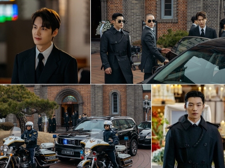 俳優イ・ミンホの黒スーツ姿に釘付け！主演ドラマ『ザ・キング』の新スチール公開【PHOTO】