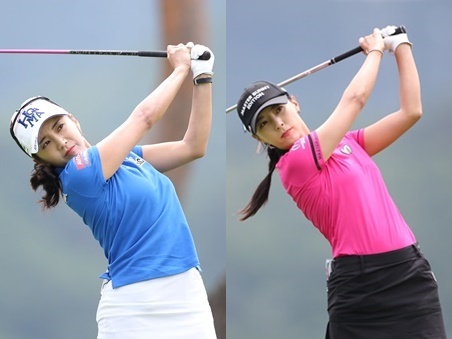 韓国女子ツアー参戦中のイ・ボミとユン・チェヨン、華麗なティーショットを披露【PHOTO】