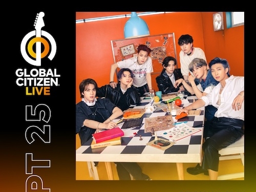 BTS、9月25日開催の『Global Citizen LIVE』に出演へ。ソウルから生中継でパフォーマンス予定