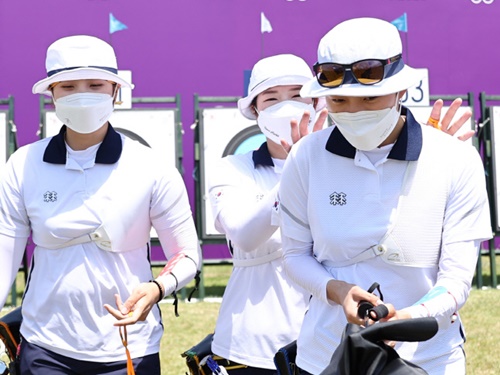 五輪“9連覇”を狙うアーチェリー女子韓国代表が4強を賭けて伊代表と激突、混合での金に続けるか