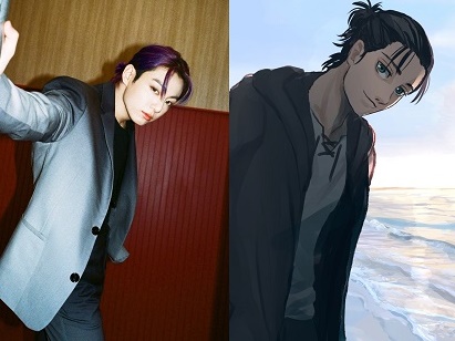 【比較写真】BTS・JUNG KOOKと『進撃の巨人』主人公がそっくり？SNSではトレンド入りも